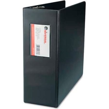 UNIVERSAL ¬Æ D-Ring Binder, 4" Capacity, 8-1/2 x 11, Black UNV20706***